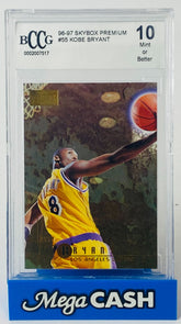 KOBE BRYANT 1996-97 SkyBox Premium #55 - BCCG 10 Mint